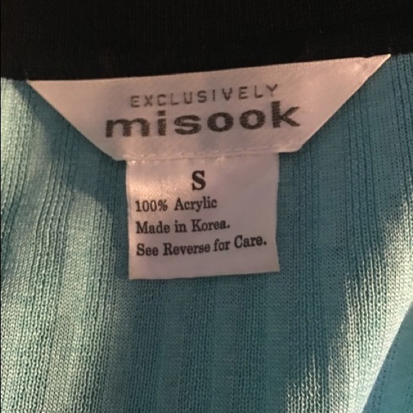 Misook cardigan/jacket, collar, faux pockets - Picture 4 of 5